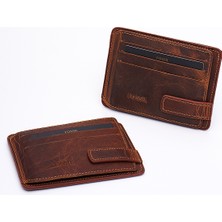 Fossil   Deri Erkek Kartlık Cüzdan Crazy Kahve 8001