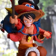 Elifeshop Kaptan Monkey D. Luffy Anime Manga Karakter Figür Oyuncak Koleksiyonluk Dekoratif Biblo 20 Cm.