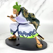 Elifeshop One Piece Anime Roronao Zoro Kimonolu Karakter Figür Oyuncak Koleksiyonluk Dekoratif Biblo 16 Cm.