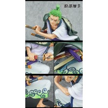 Elifeshop One Piece Anime Roronao Zoro Kimonolu Karakter Figür Oyuncak Koleksiyonluk Dekoratif Biblo 16 Cm.