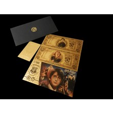 24 Ayar Altın Kaplama 3lü Koleksiyonluk Harry Potter Filmi Kart Seti