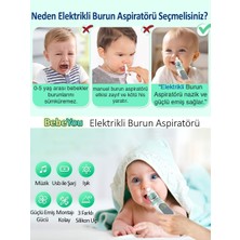 Elektrikli Bebek Ve Çocuk Burun Temizleme Aspiratörü Yenidoğan, 0-12 Yaş