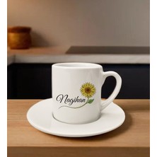 Giftali Kişiye Özel Türk Kahvesi Fincan Seti - Kişiselleştirilebilir 