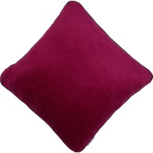 Ju Yaratıcı Tasarım  Biyeli Kırlent Yastık Kılıfı Vişne Çürüğü  50X50