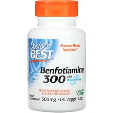 Doctor's Best Benfotiamine With Benfopure 300 mg 60 Veg Capsul