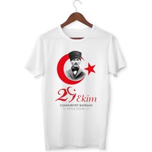 Alpşan Ticaret 29 Ekim Tişört Cumhuriyet Bayramı T-Shirt 101. Yıl Atatürk