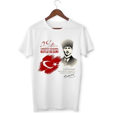 Cumhuriyet Bayramı Tişört 29 Ekim Tişört 101. Yıl T-Shirt Atatürk Tişört