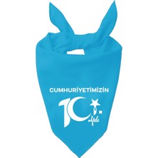 Cumhuriyet 101 Yıl Tasarımı Baskılı Fular