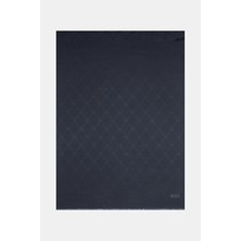 Vakko Pamuk Ipek Monogram Şal 40753-AÇIK Gri