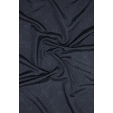 Vakko Pamuk Ipek Monogram Şal 40753-AÇIK Gri