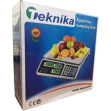 Teknika Beyaz 2 Gr-40 kg Dijital Elektronik Şarjlı Terazi Bakal Market Terazisi Plastik