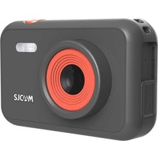 Siyah Funcam Çocuk Kamerası Fullhd 1080P 12MP 2.0” Ekran Fotoğraf Makinesi 650MAH Siyah High Defini