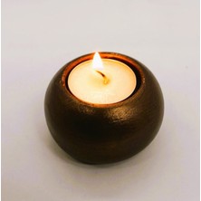 Morlalem 6,7cm Yuvarlak Top Tealight Mumluk Silikon Kalıp K-1359, Kokulu Taş Sabun Alçı Mum Kalıbı