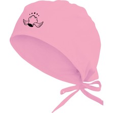 Unisex Pembe Yıldızlı Şef Temalı Mutfak Bone