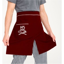 Cheflere Özel Yırtmaçlı Yarım Önlük