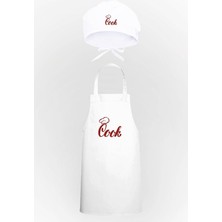 Cook Yazılı Tasarım Mutfak Önlüğü & Bone Avantaj Paketi