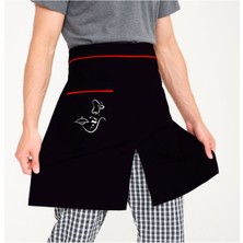 Cheflere Özel Yırtmaçlı Yarım Önlük