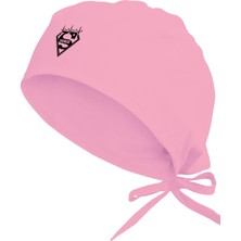 Tasarım Trend Super Nurse Ekg Cerrahi Bone | Hemşire Bonesi Pembe