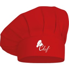 Let's Cook Yazılı Tasarım Mantar Kep Alpaka Kumaş