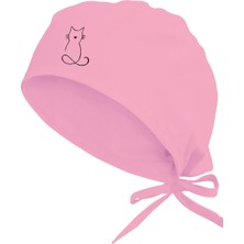 Tasarım Trend  Pembe Kedi Temalı Hastane Bonesi