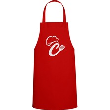 C Özel Baskılı Chef Mutfak Önlüğü