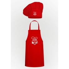 Chef Çatal ve Kaşık Tasarım Mantar Bone & Mutfak Önlüğü Avantaj Paket