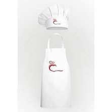 Chef Şekil Tasarım Mantar Bone & Mutfak Önlüğü Avantaj Paket