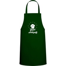 Chef Özel Baskılı Chef Mutfak Önlüğü Avcı Yeşili