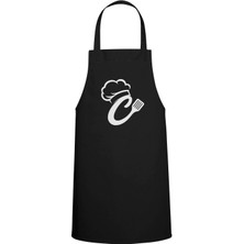 C Özel Baskılı Chef Mutfak Önlüğü
