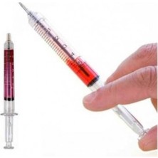 Yeni Estevia Clez Şırınga Şeklinde Tükenmez Kalem Syringe Pen Company