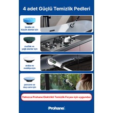 Prohane Elektrikli Temizlik Fırçası Için 4'lü Yedek Ovalama Pedleri