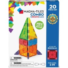 Magna-Tiles Combo + Micromags - 20 Parça