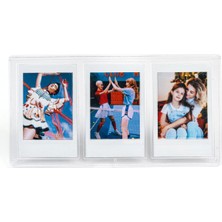 Dijital Fotoğraf Çerçeveleri Instax Mini Pleksi 6'lı Fotoğraf Çerçeve Seti Beyaz