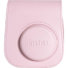 Nidage Fotoğraf Makinesi Çantaları Instax Mini 12 Pembe Deri Çanta Pembe