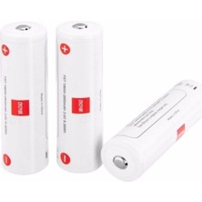 Zhiyun Gri 18650 2600MAH 3'lü Batarya (Crane 3s, 2s ve Crane 3 Lab) Pil ve Şarj Cihazları