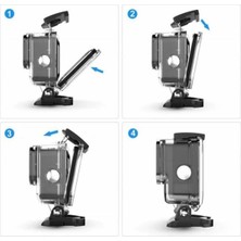 Çok Renkli Gopro Hero 12 Hero 11 Hero 10 Hero 9 Black Uyumlu Su Geçirmez Kılıf Koruyucu Muhafaza Wa