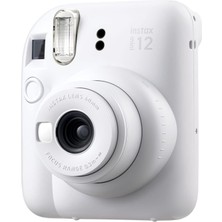 Ithalatçı Garantili Instax Mini 12 Fotoğraf Makinesi+Askı+Pil +10'lu Film+Albüm (Lila) Beyaz 20 Mp