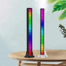 KESIF Sese Duyarlı Rgb Müzik Ritim Ambians Ekolayzır 32 LED Işık Çubuğu!