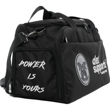 Dex Supports Fitness Sporcu Bilekliği Wrist Wraps + Xxl Büyük Boy Fitness Spor Çantası Gri 2'li Paket
