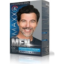 Maxx Deluxe Man 0.2  Siyah Saç Boyası