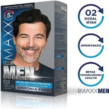 Maxx Deluxe Man 0.2  Siyah Saç Boyası