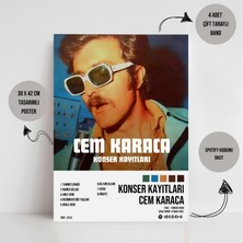 Cem Karaca - Konser Kayıtları / Tasarımlı Poster