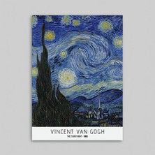 Vıncent Van Gogh - The Starry Night / Tasarımlı Poster