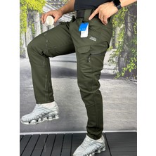 Taktikal Outdoor Kargocep Içipolarlı 7cepli Softjel Sıvı ve Rüzgar Geçirmez Kışlıkcargoceppantolon