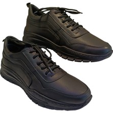 Castle Black 13255 Erkek Deri Casual Ayakkabı Siyah