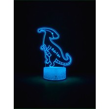 3D Mood 3D Gece Lambası Çocuklar Için Tasarlanmış Dinazor Figürlü Kişiseleştirilebilen Hediye