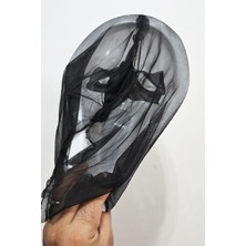 Atölye Mi Çığlık Maske Halloween Maske Arkası Tüllü Cadılar Bayramı Maskesi