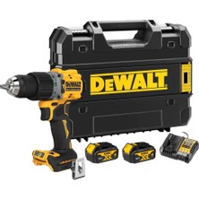 Dewalt Kömürsüz Akülü Darbeli Matkap 90NM 2x4 Amper DCD805NT-XJ