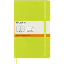 Moleskine Yumuşak Kapak Çizgili Defter L Boy 13X21 cm 192 Sayfa Limon Yeşili