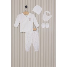 U.S. Polo Assn. Erkek Bebek 5'lı Zıbın Seti
